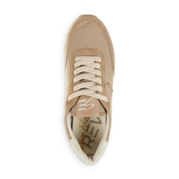 NWT SAM EDELMAN Womens Brown Tori Round Toe Wedge Leather Athletic Sneakers 7 M - Picture 3 of 4